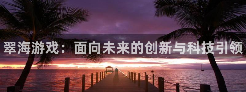 高德娱乐注册账号：翠海游戏：面向未来的创新与科技引领